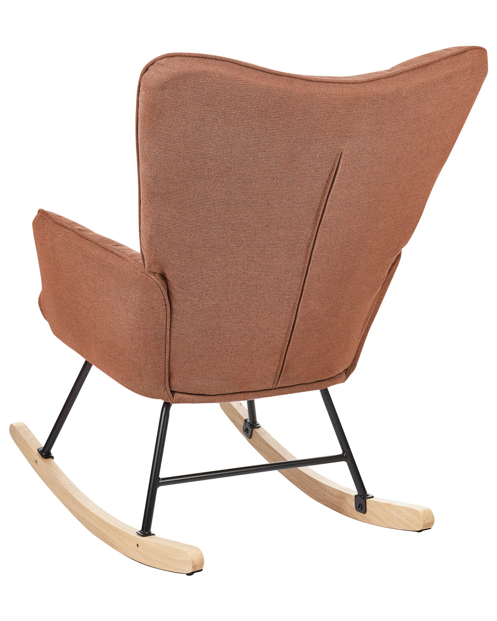 Rocking Chair OULU Fabric Brown