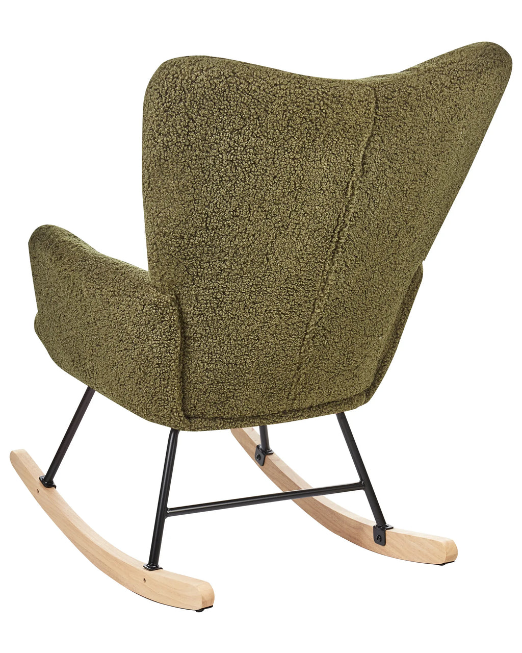 Rocking Chair OULU Boucle Dark Green