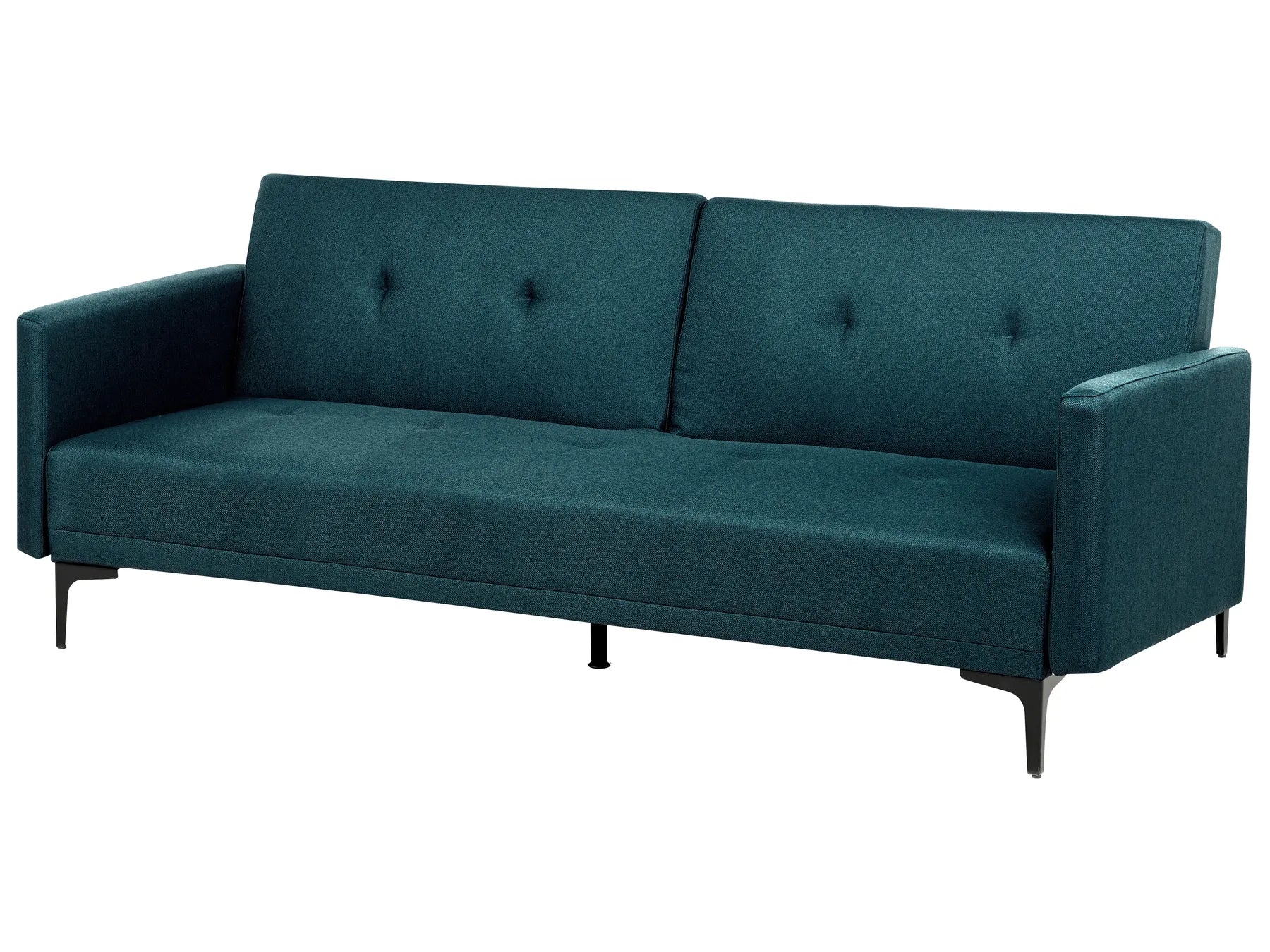 Sofa Bed 3 Seater LUCAN Fabric Blue