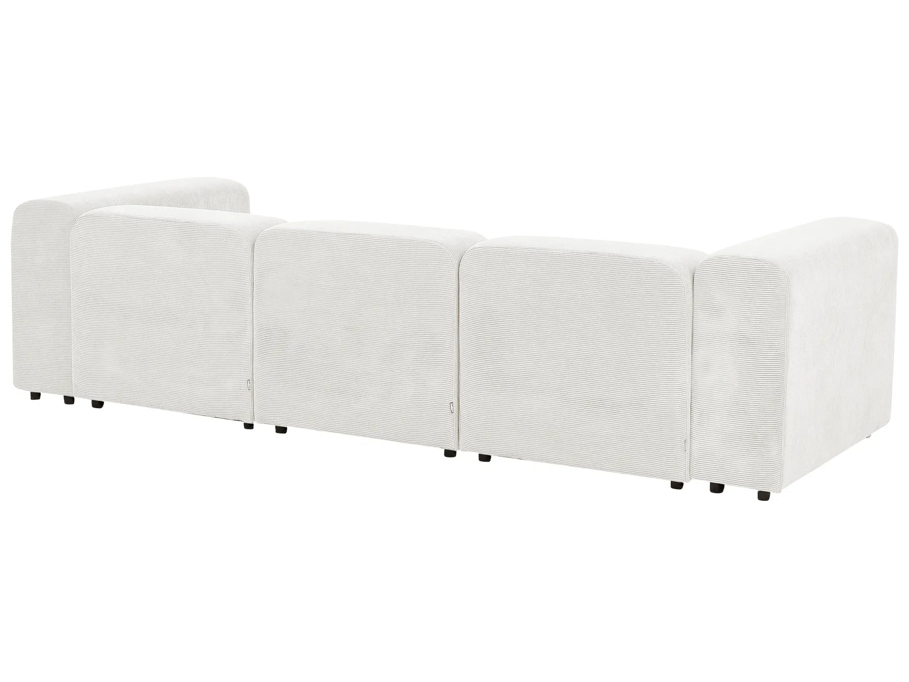 Modular Sofa 3 Seater FALSTERBO Corduroy Off-White