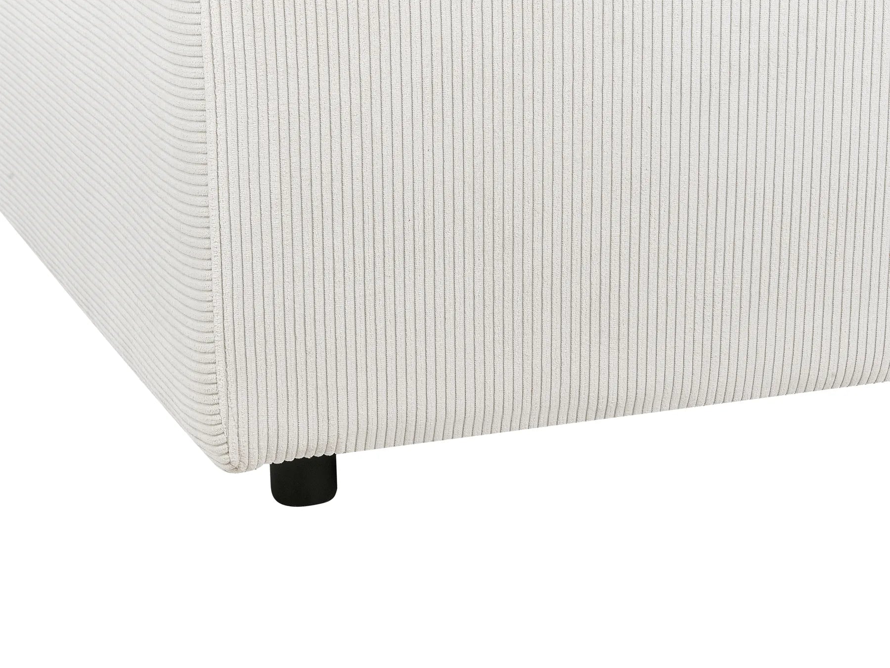 Ottoman FALSTERBO Corduroy Off-White