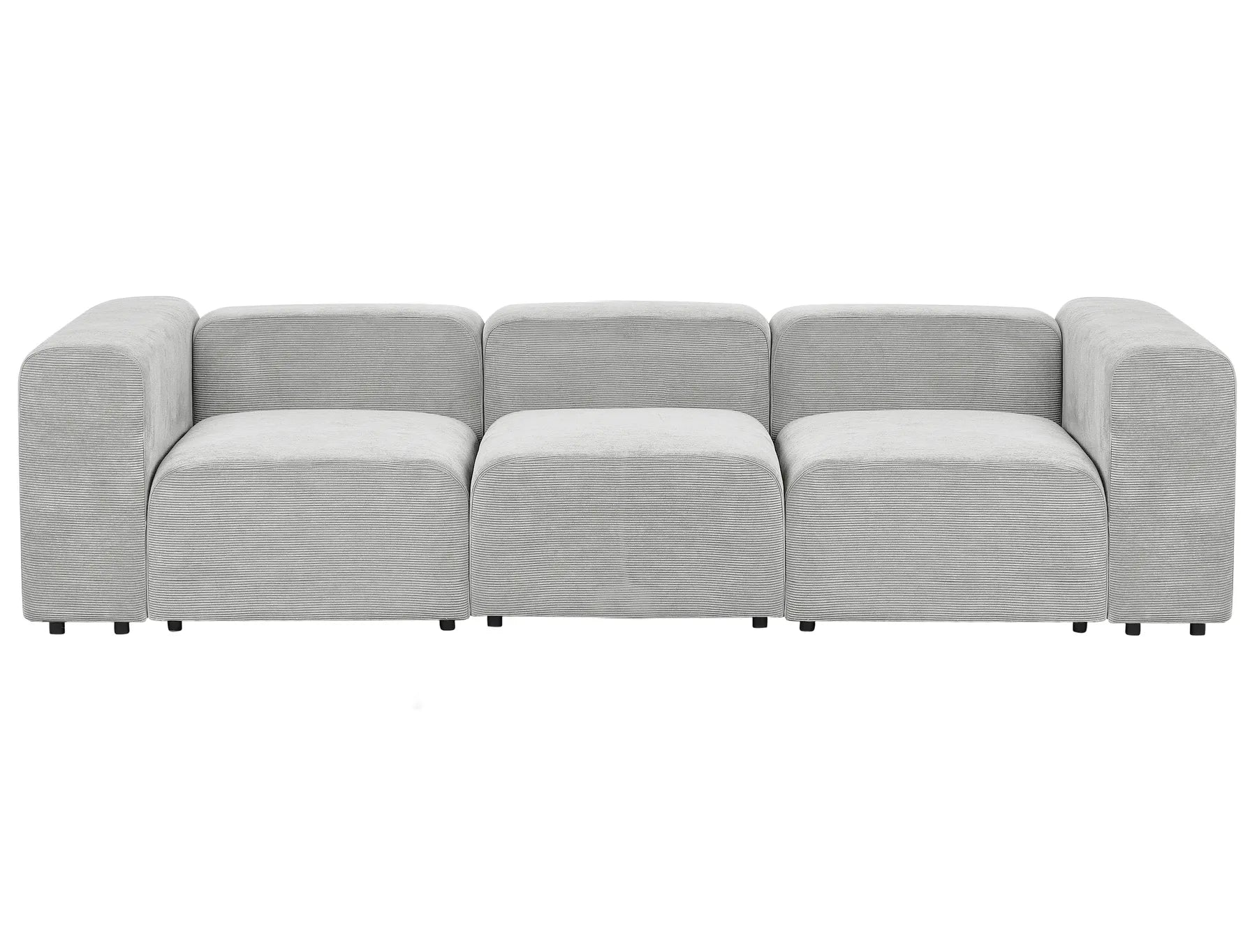 Modular Sofa 3 Seater FALSTERBO Corduroy Grey