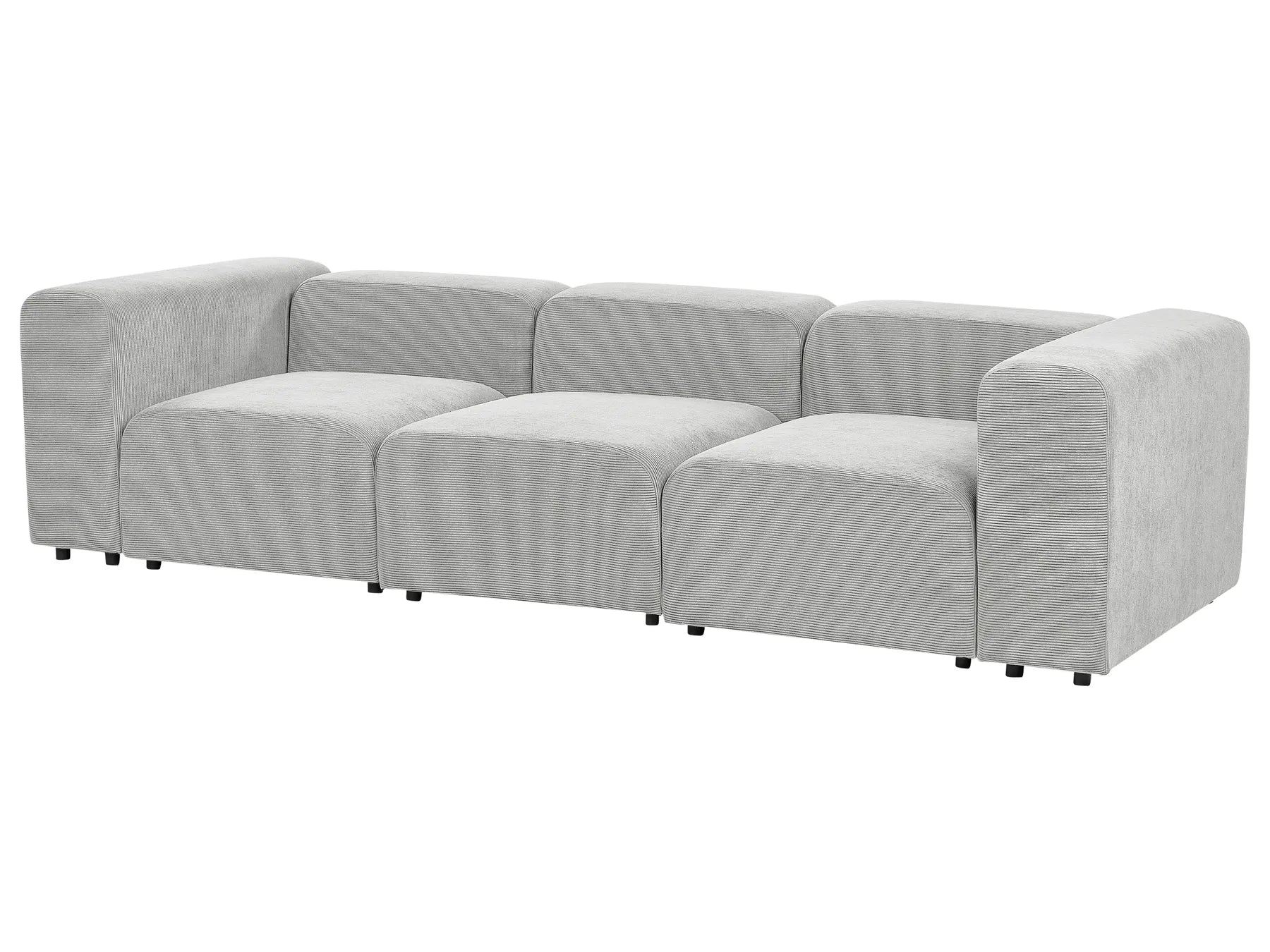Modular Sofa 3 Seater FALSTERBO Corduroy Grey