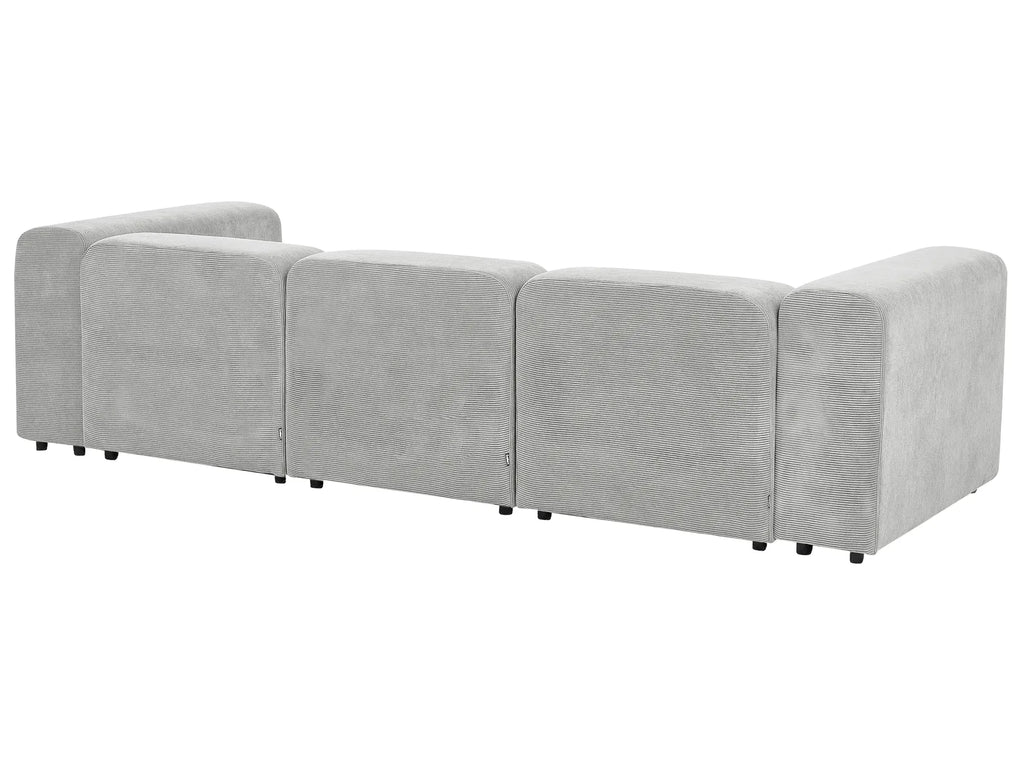 Modular Sofa 3 Seater FALSTERBO Corduroy Grey