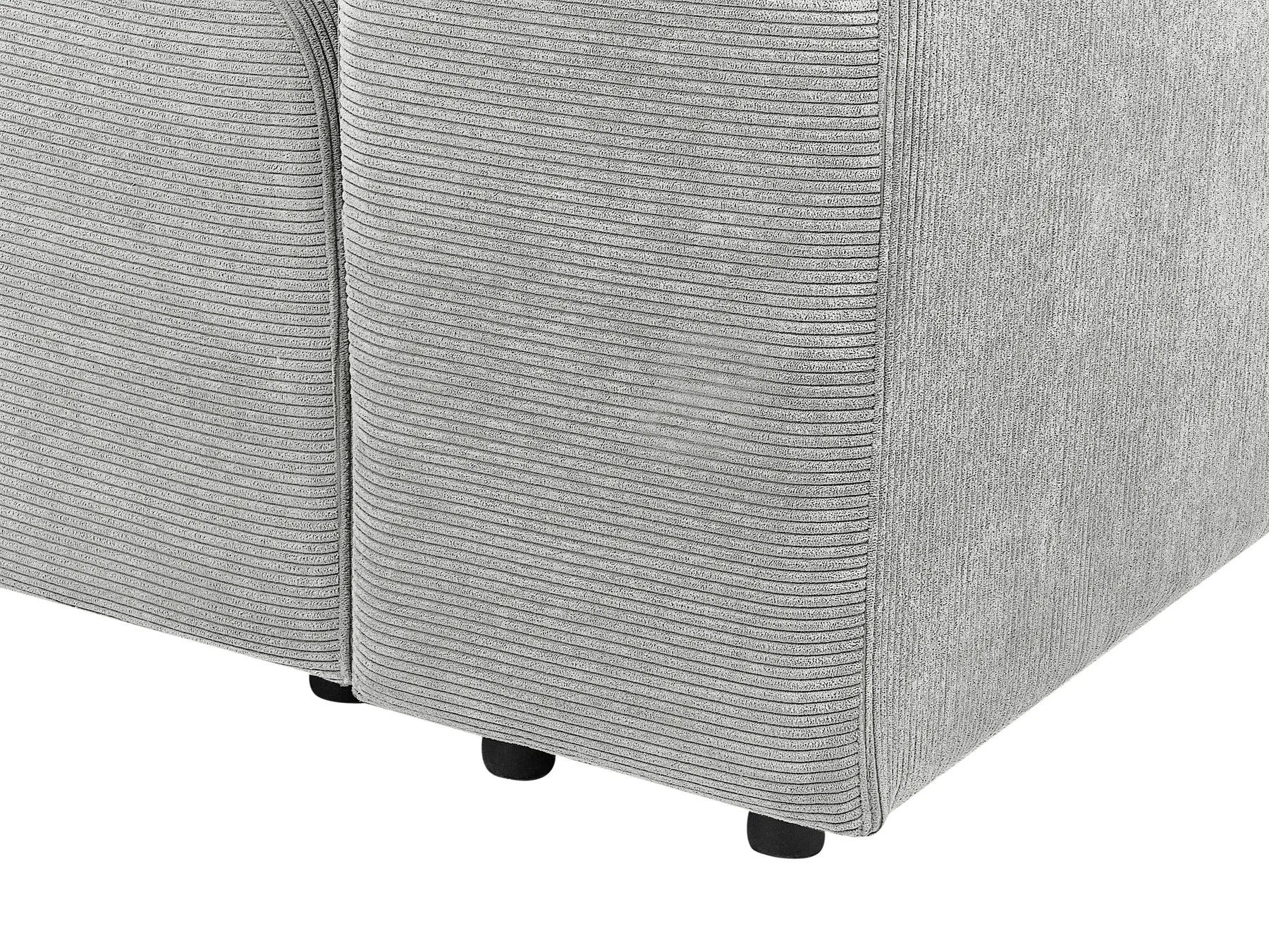 Modular Sofa 3 Seater FALSTERBO Corduroy Grey