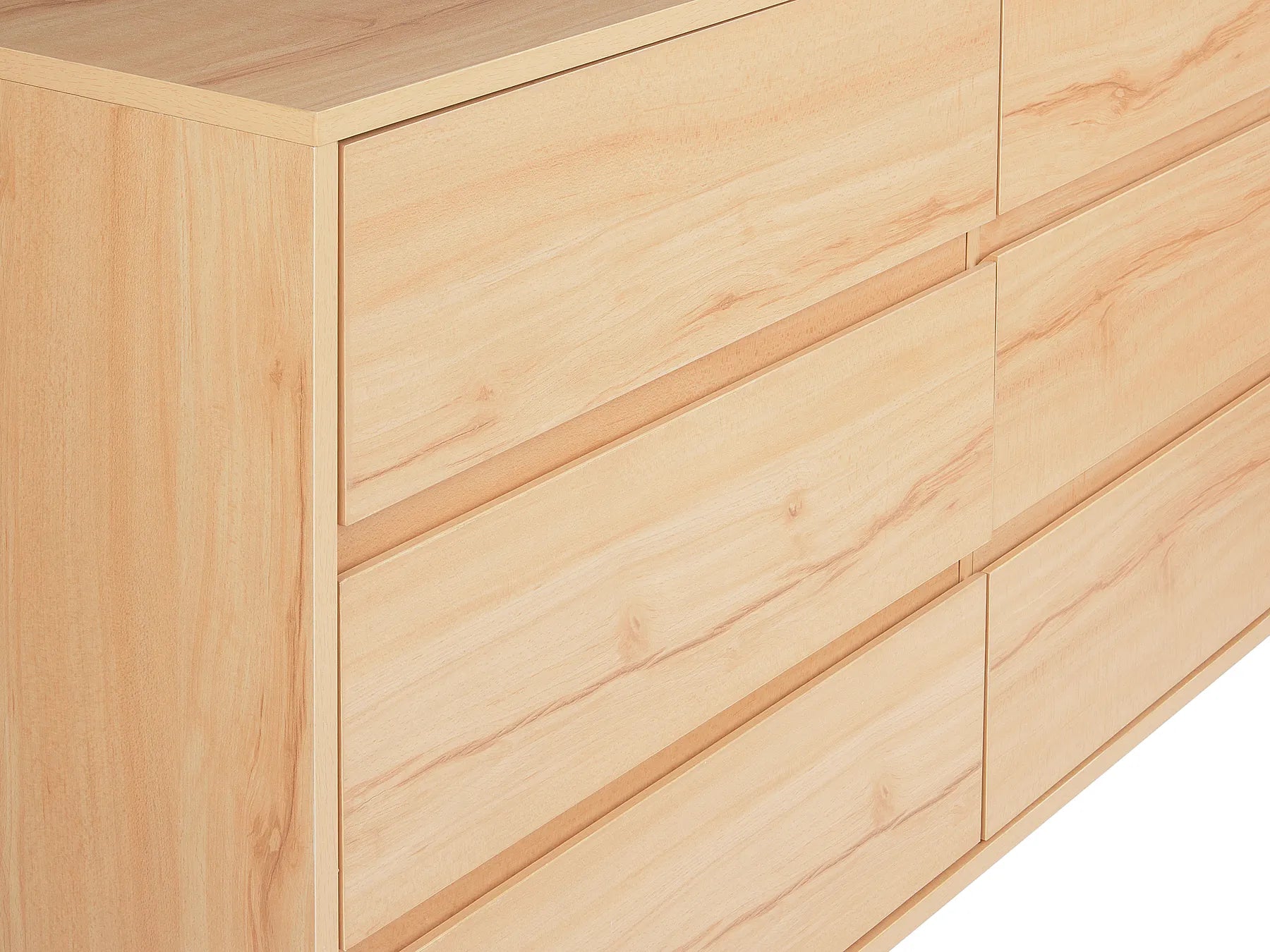 6 Drawer Chest SARDIS Light Brown