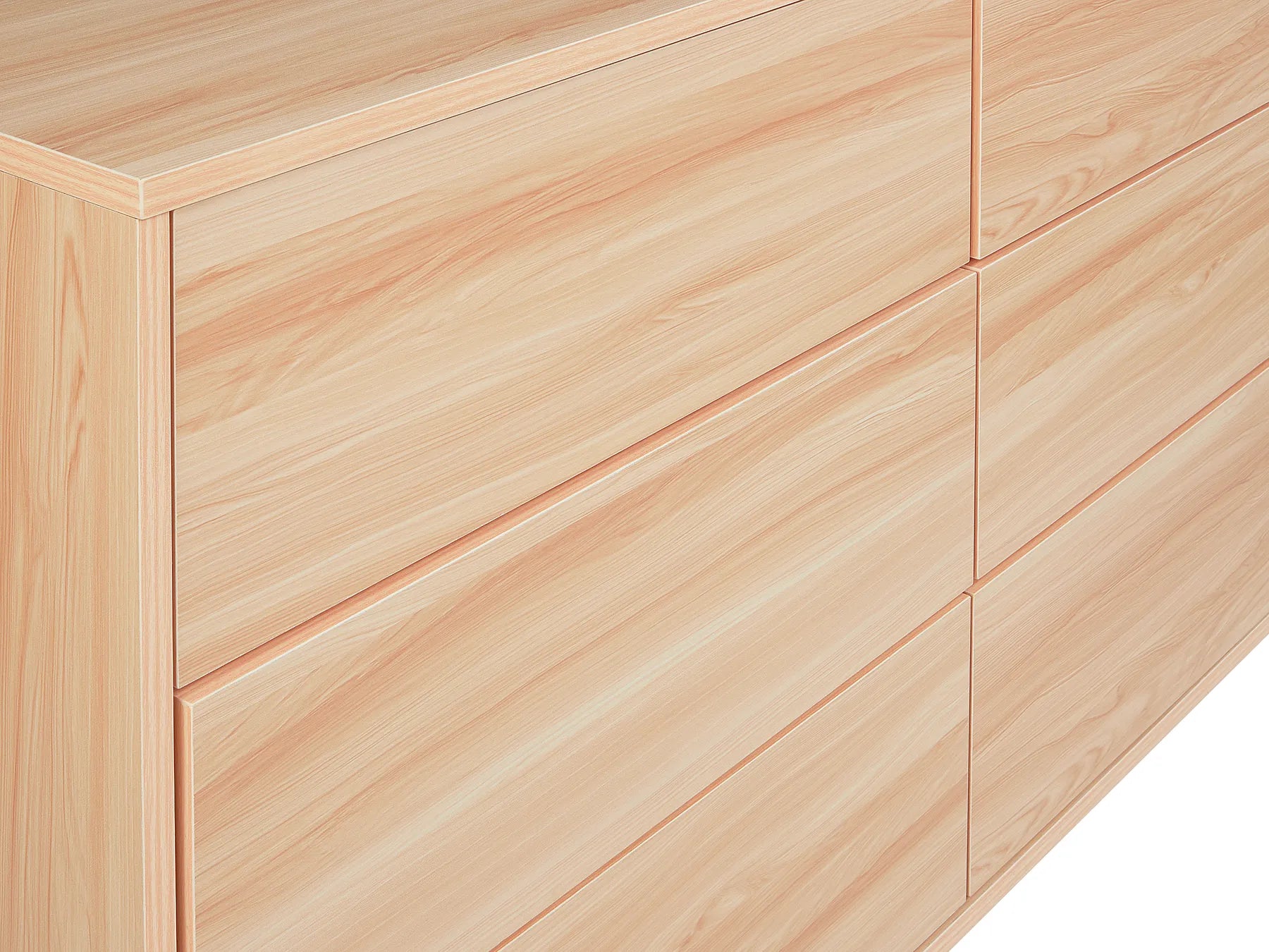 6 Drawer Chest SHARPE Light Brown