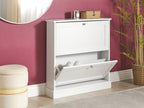 Shoe Storage Cabinet CHELAN White