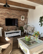 TV Stand BERKELEY White