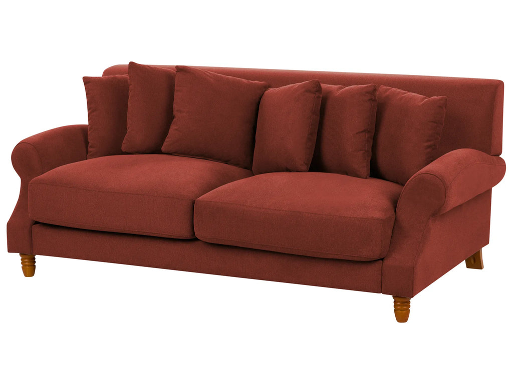Sofa 2 Seater EIKE Fabric Red