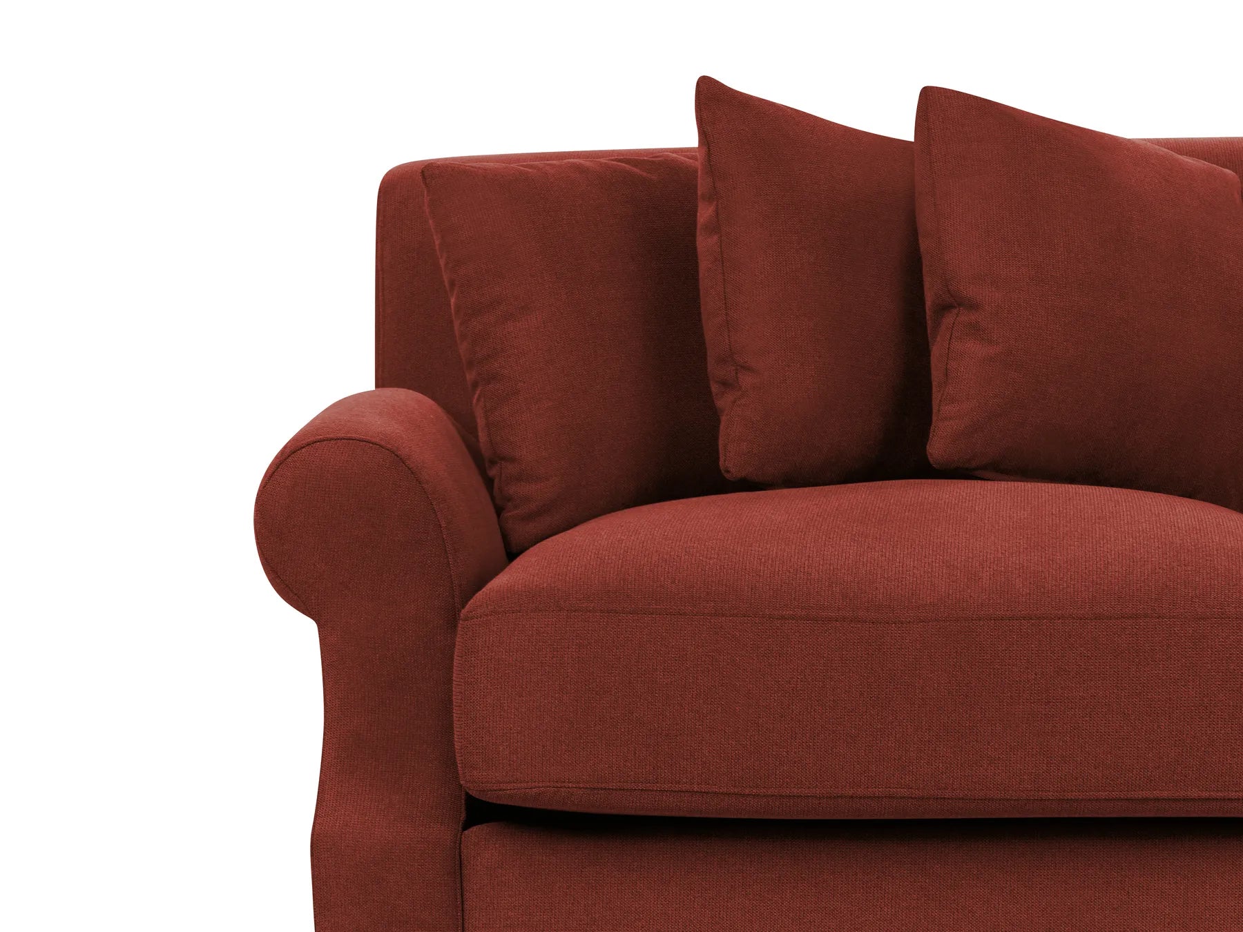 Sofa 2 Seater EIKE Fabric Red