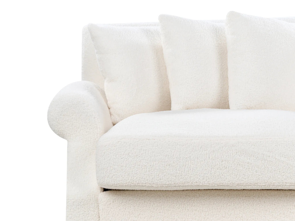 Sofa 2 Seater EIKE Boucle Off-White