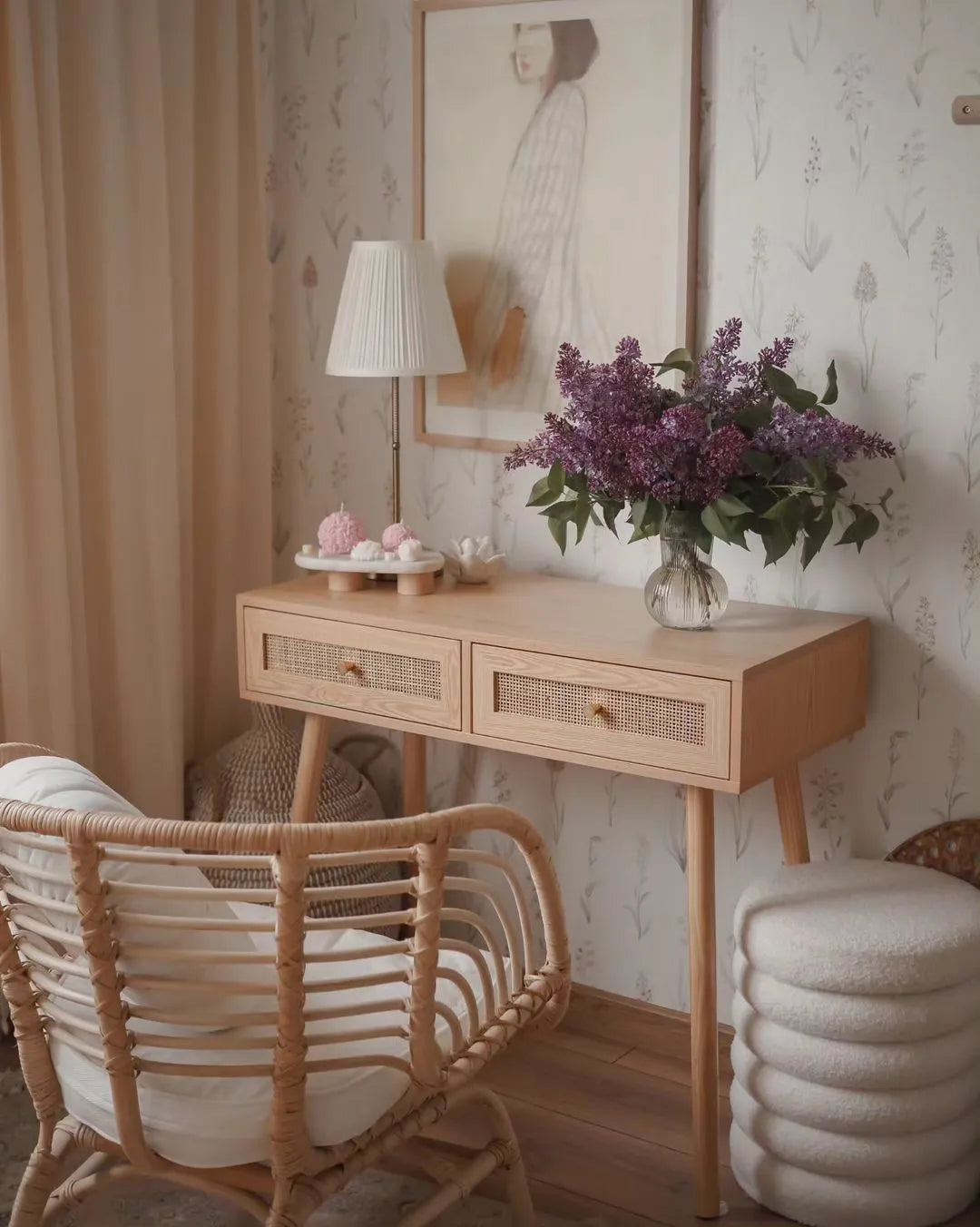 Console Table ODELL Light Brown