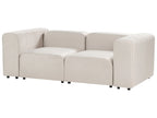 Modular Sofa 2 Seater FALSTERBO Velvet Beige