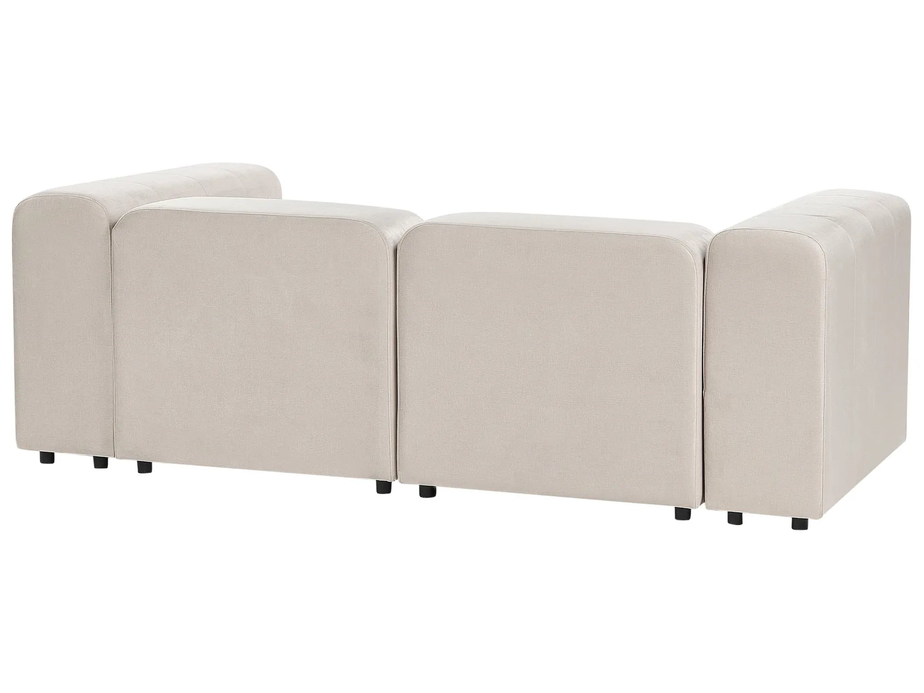 Modular Sofa 2 Seater FALSTERBO Velvet Beige