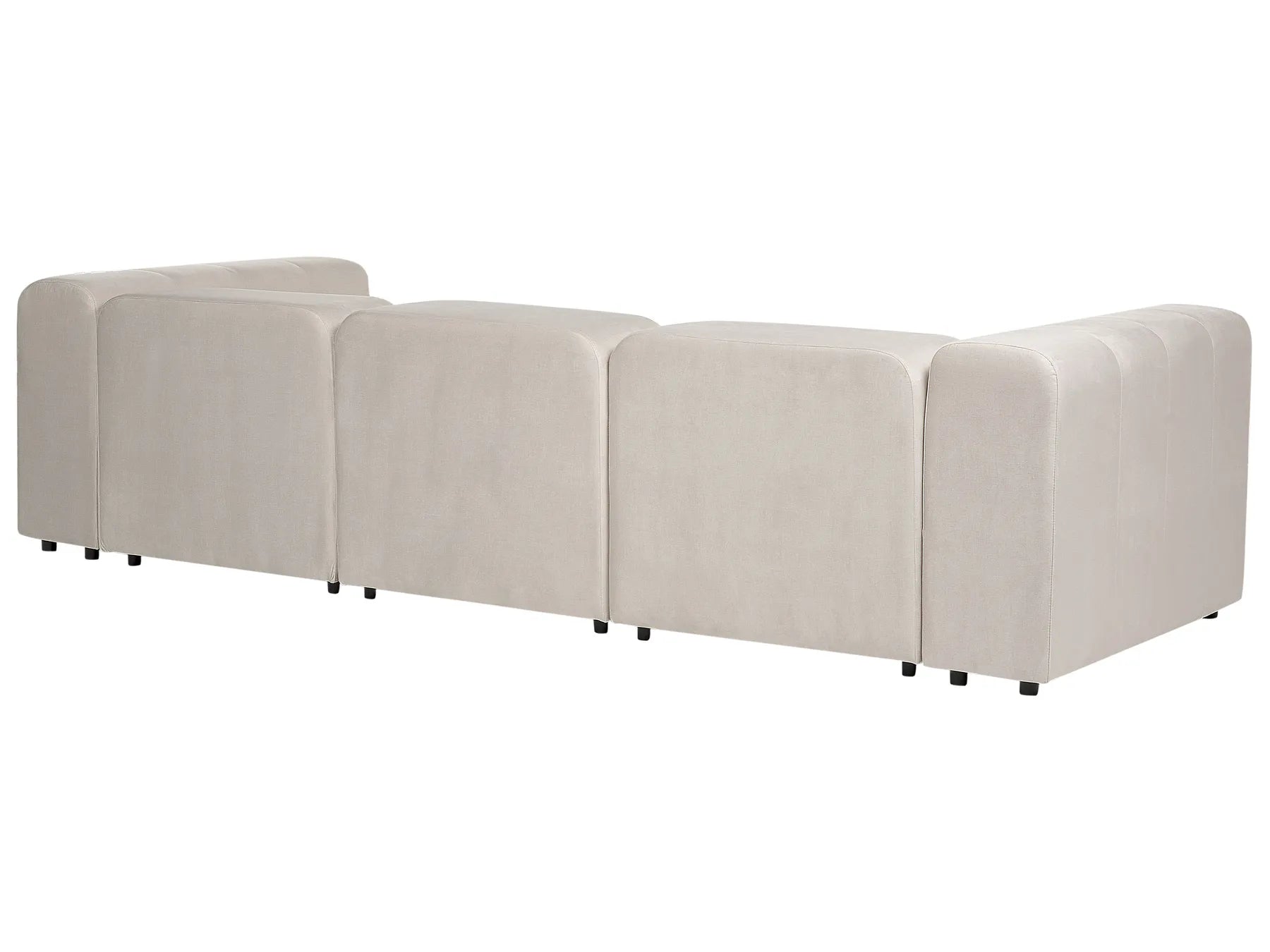Modular Sofa 3 Seater FALSTERBO Velvet Beige