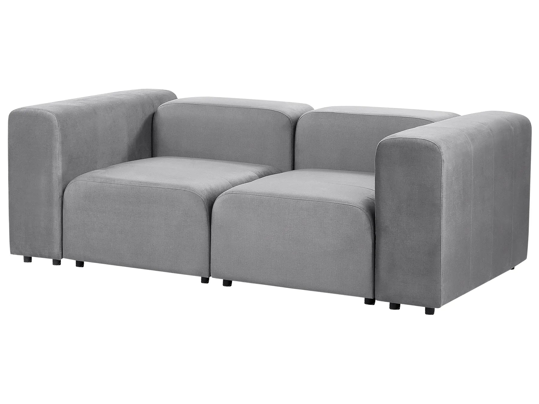 Modular Sofa 2 Seater FALSTERBO Velvet Grey