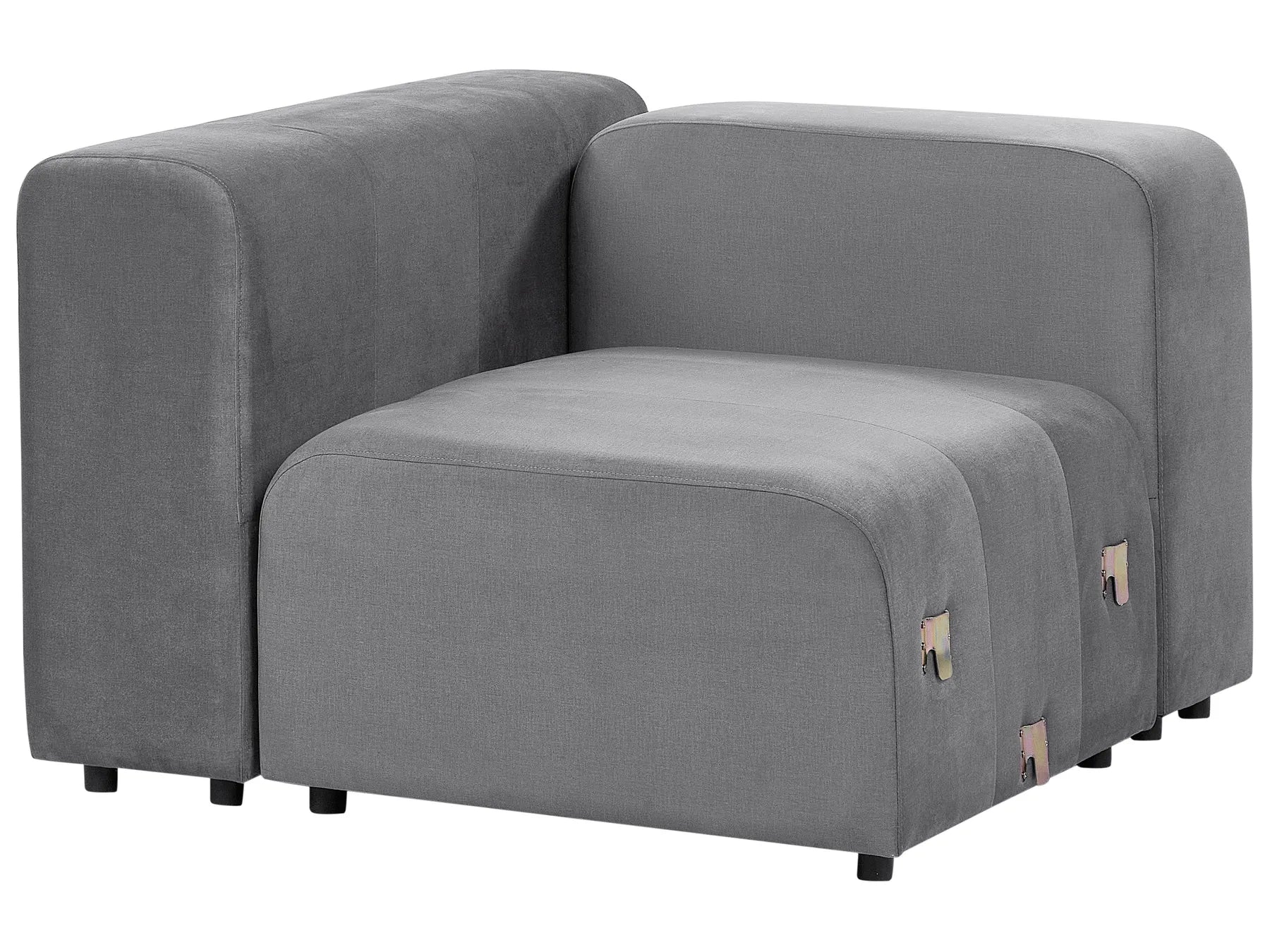 Modular Sofa 3 Seater FALSTERBO Velvet Grey