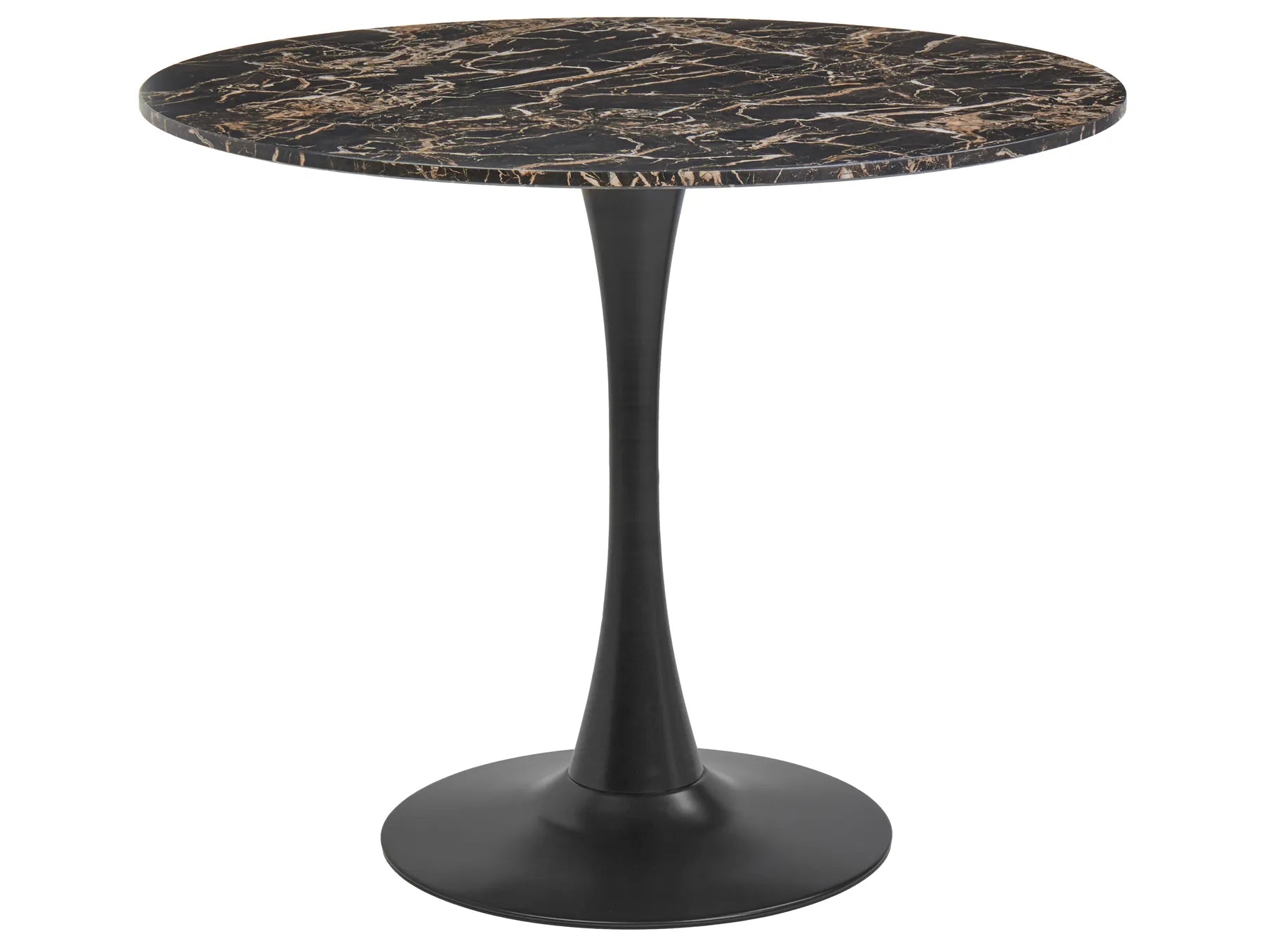 Dining Table BOCA Black Marble 90 cm 90 cm