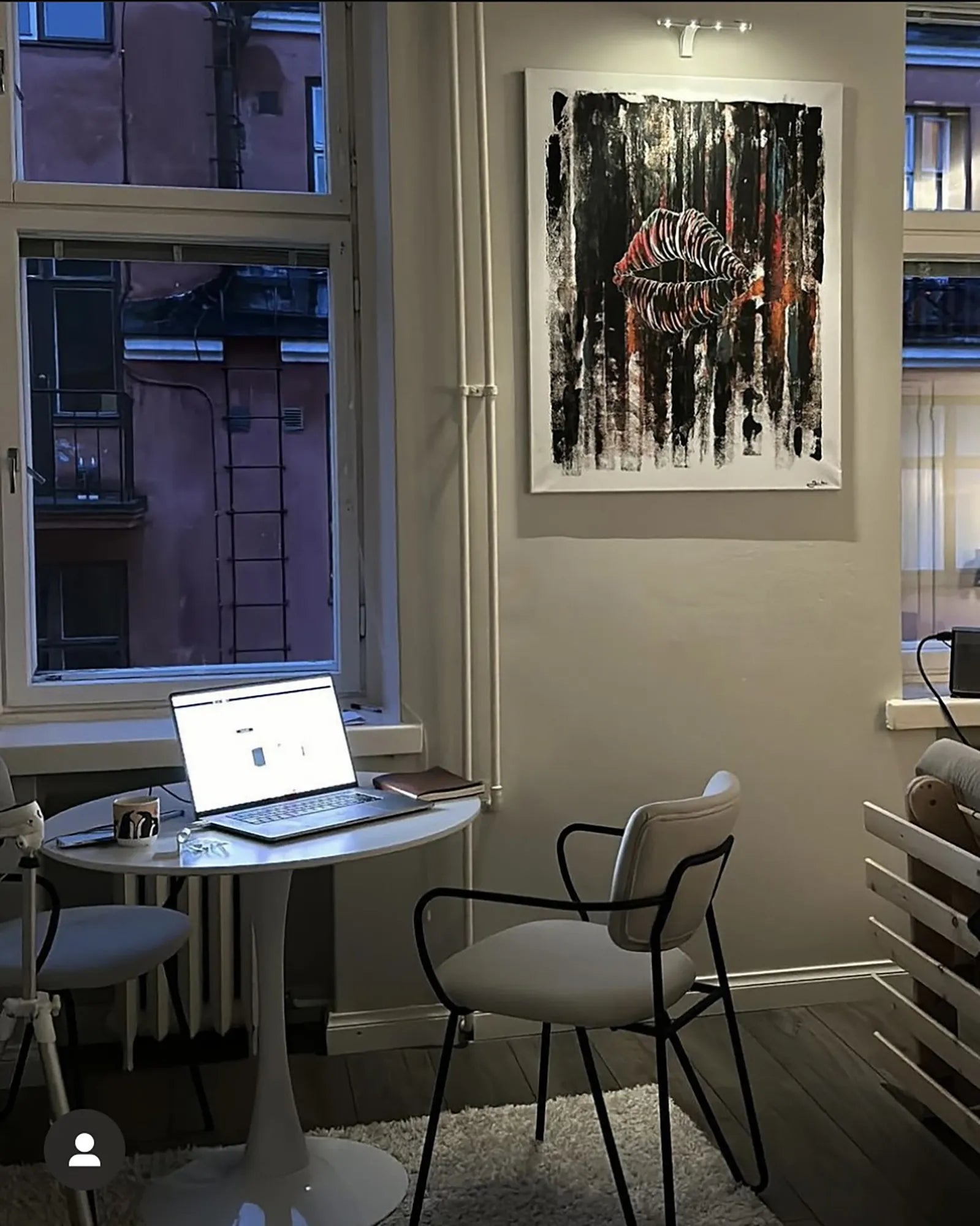 Set of 2 Dining Chairs Off-White