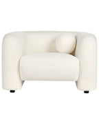 Armchair LEIREN Boucle White