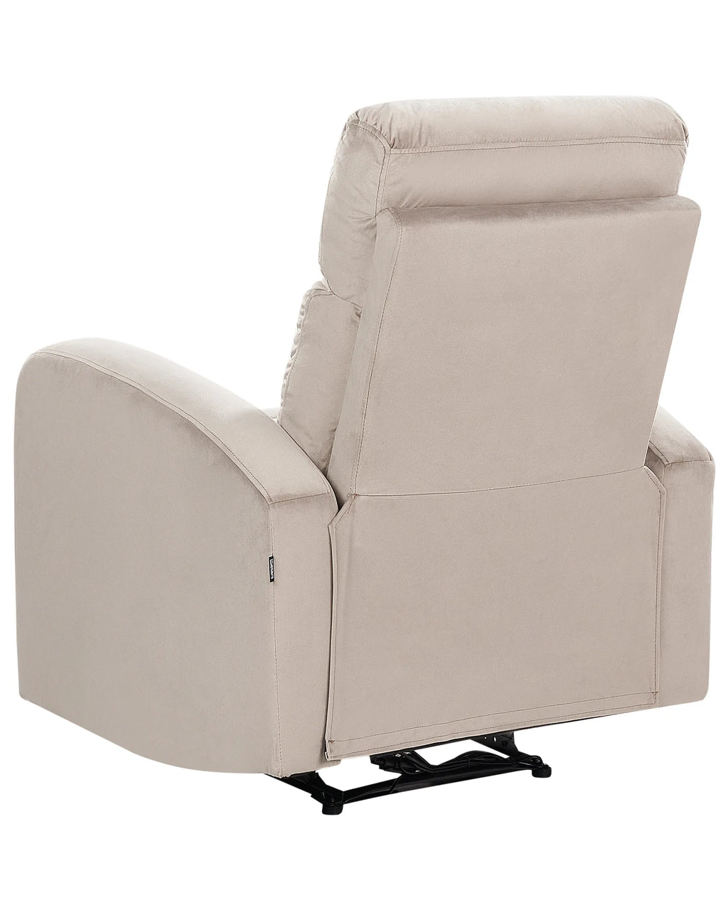 Electric Recliner Chair VERDAL With Footrest Velvet Taupe