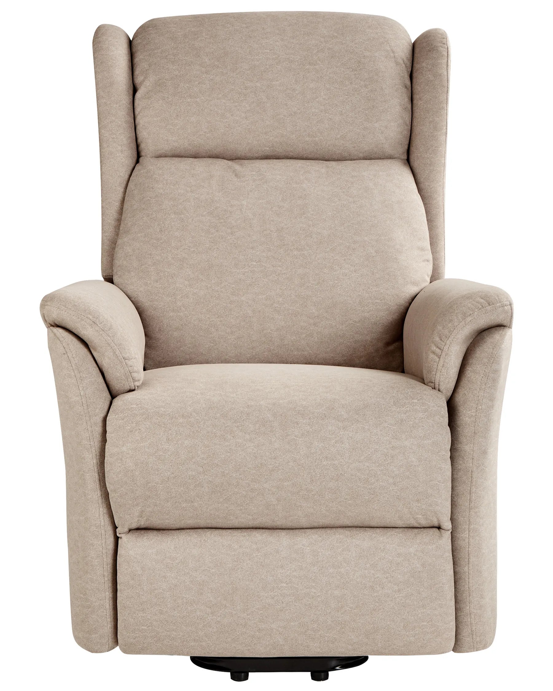 Electric Recliner Chair ELEGY With Footrest Fabric Taupe