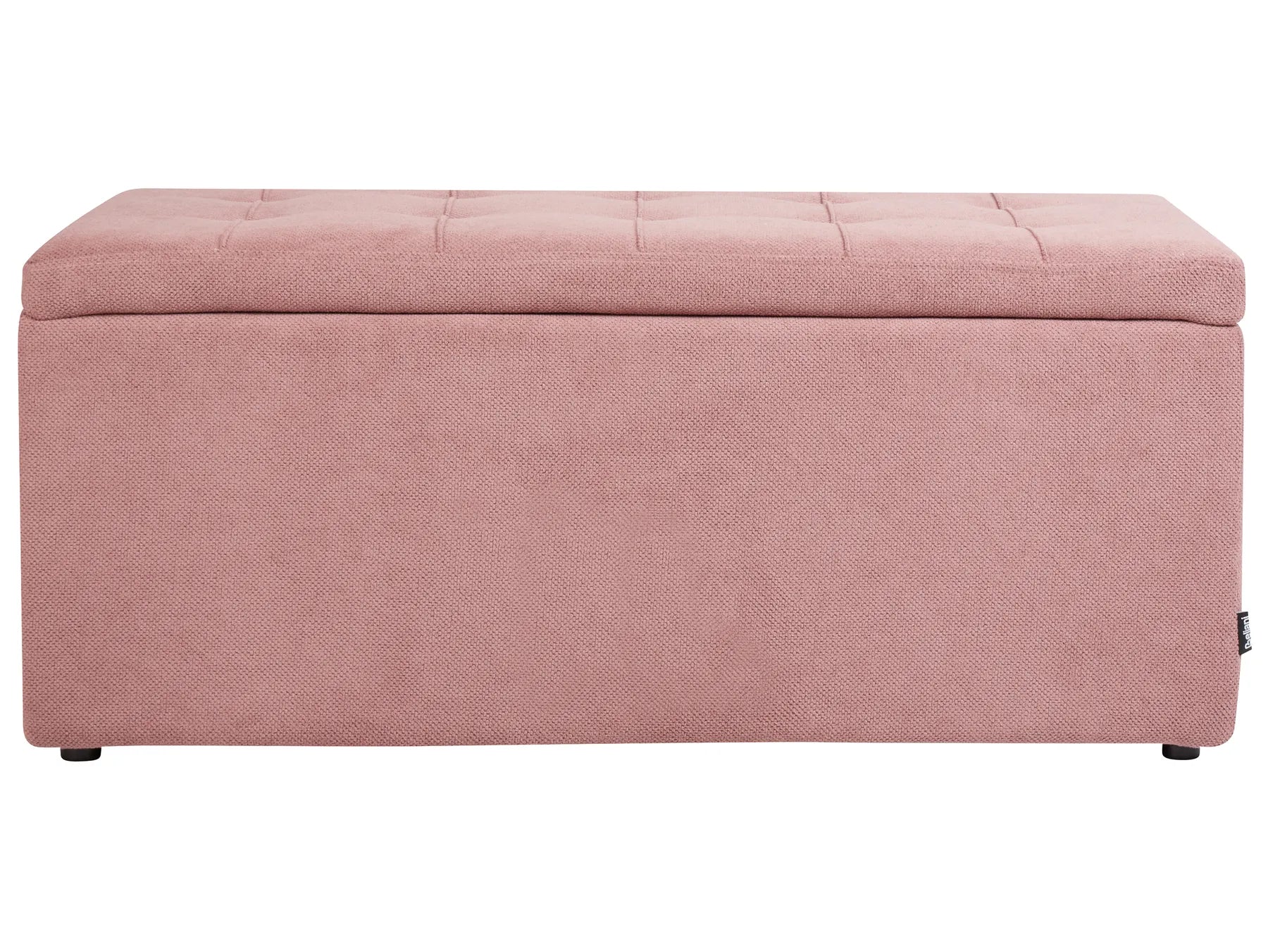 Storage Ottoman OREM Fabric Pink
