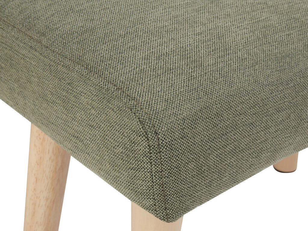 Footstool TAKOMA II Fabric Green