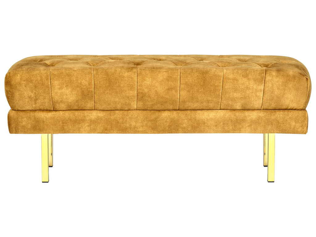 Bench ROSEVILLE Velvet Mustard