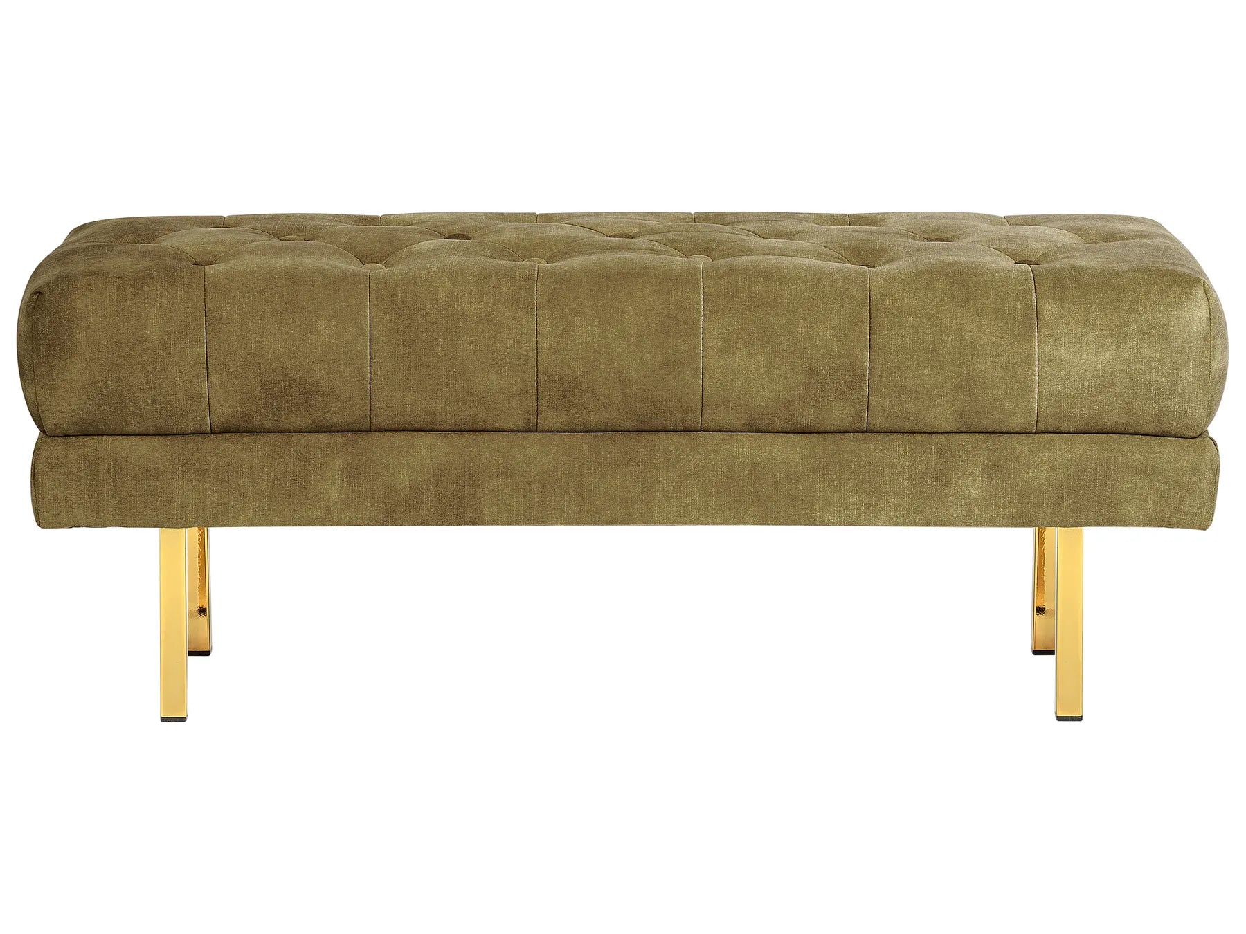 Bench ROSEVILLE Velvet Olive Green