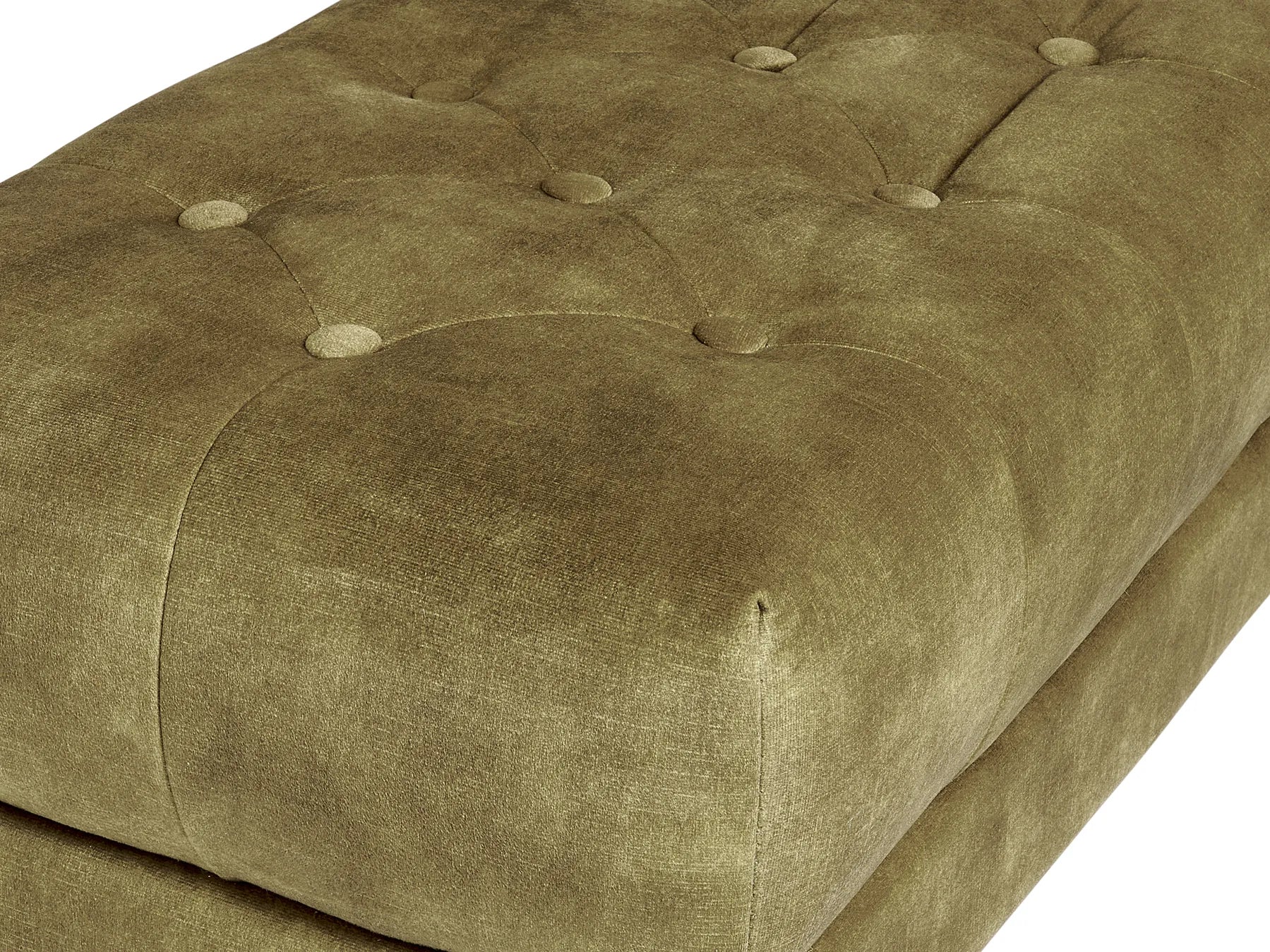 Bench ROSEVILLE Velvet Olive Green