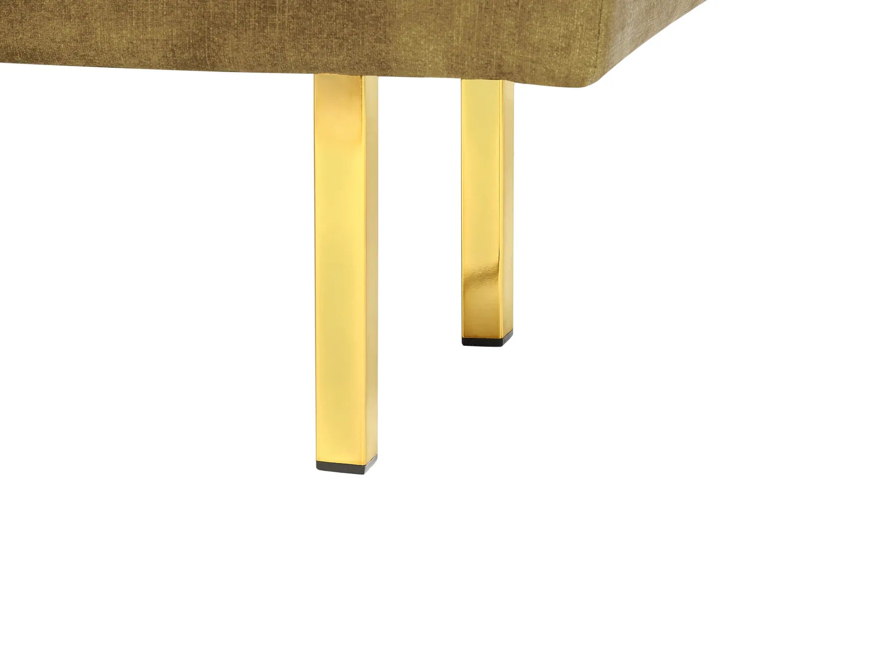 Bench ROSEVILLE Velvet Olive Green