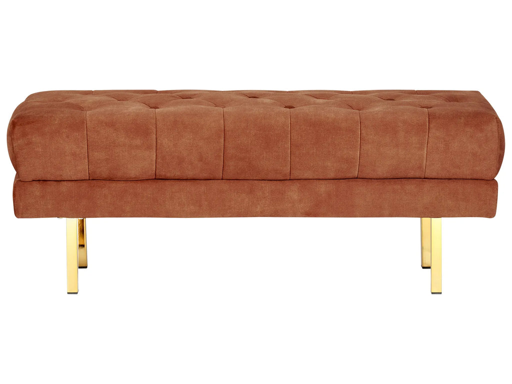 Bench ROSEVILLE Velvet Dark Red