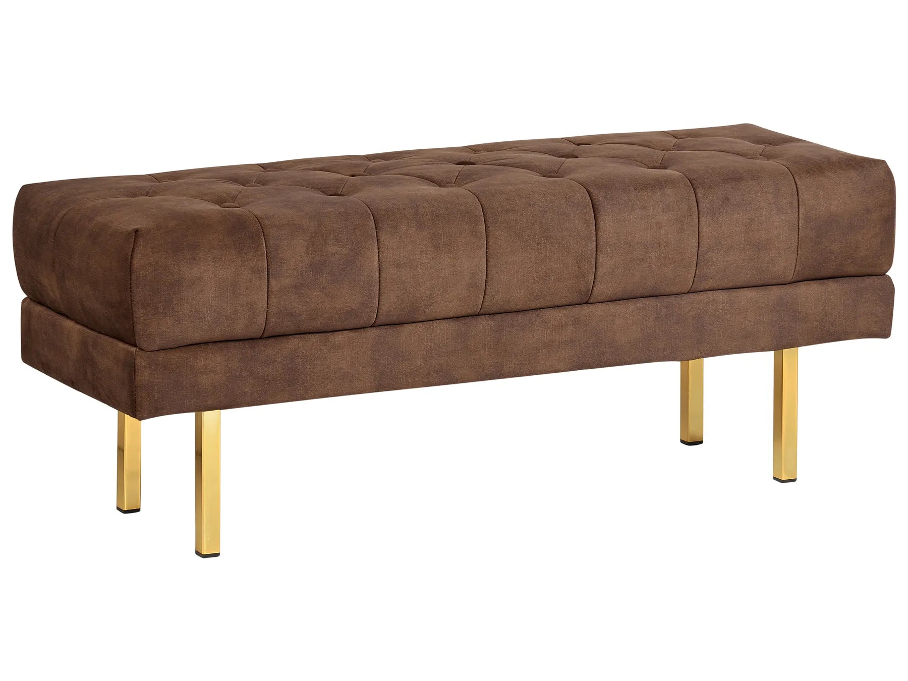 Bench ROSEVILLE Velvet Dark Brown