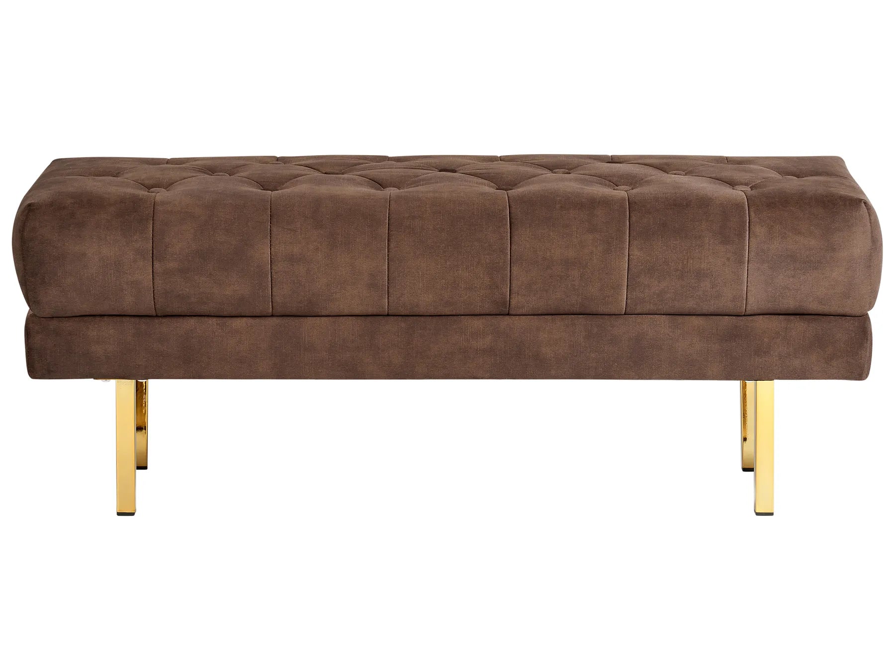 Bench ROSEVILLE Velvet Dark Brown