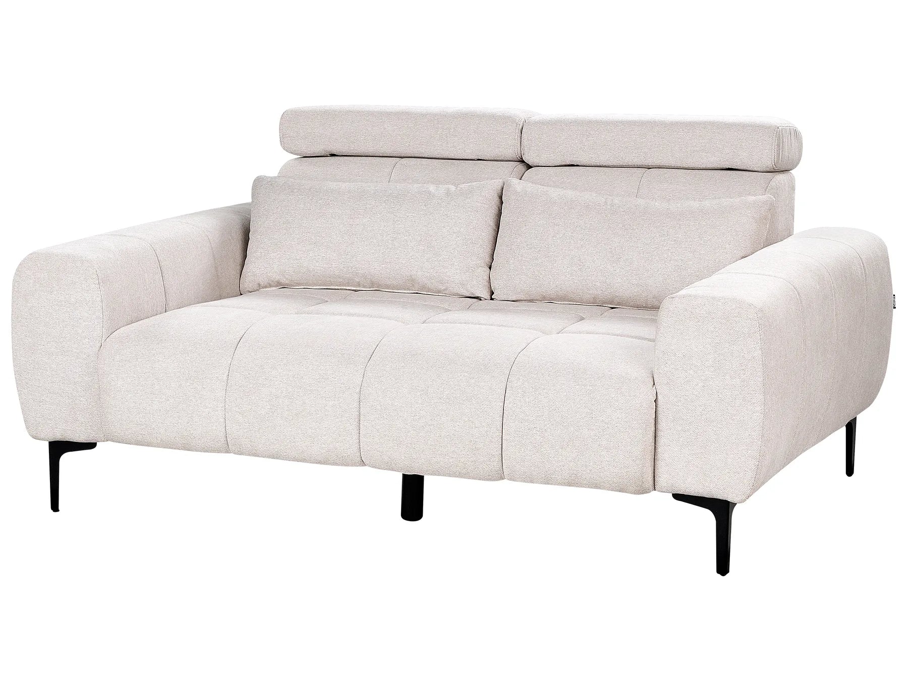 Sofa 2 Seater VEGAMO Fabric Beige