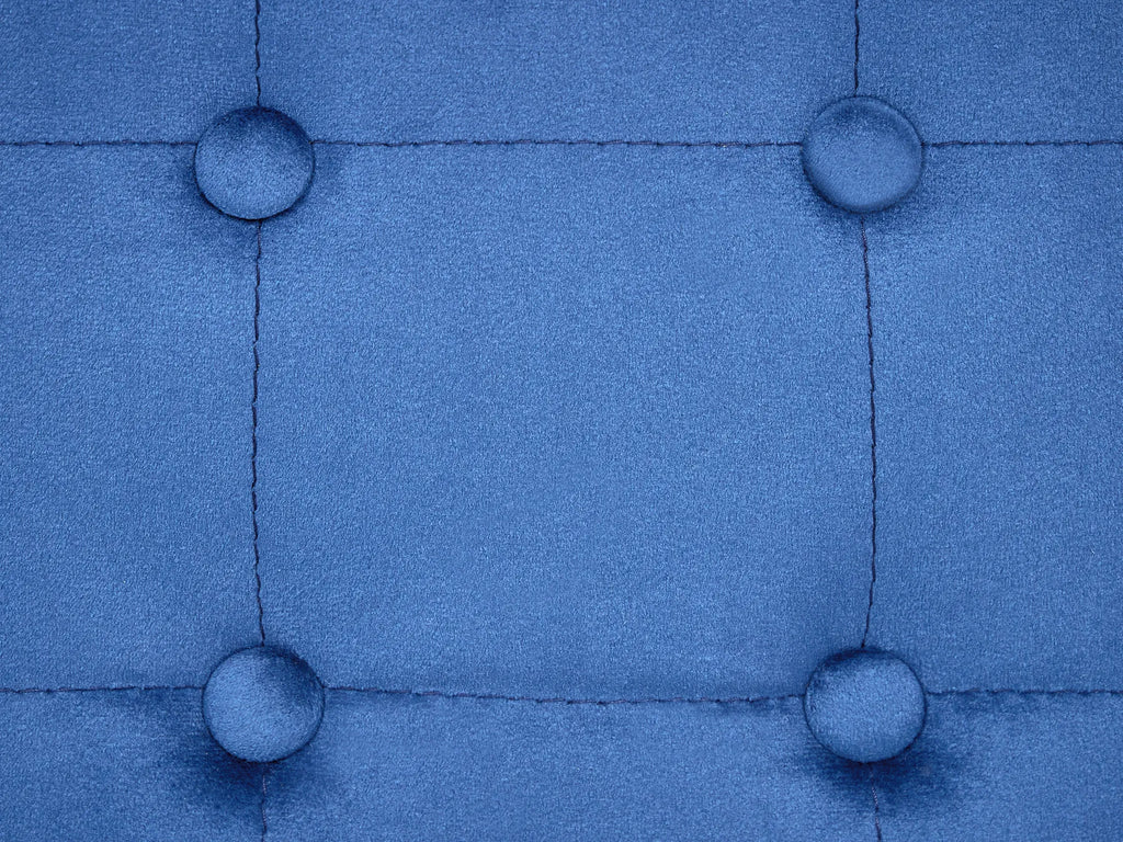Pouffe WISCONSIN Velvet Blue