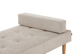 Chaise Longue NIORT Fabric Beige