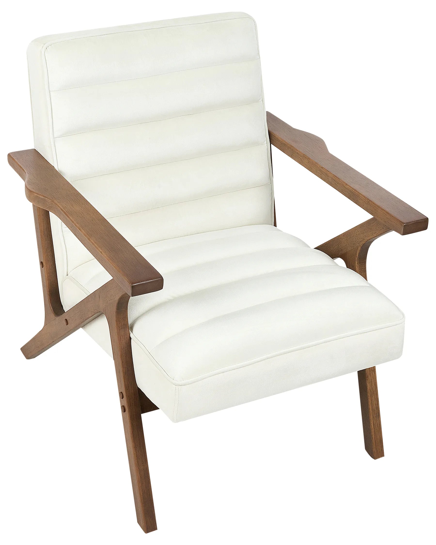 Armchair KISA Velvet Off-White