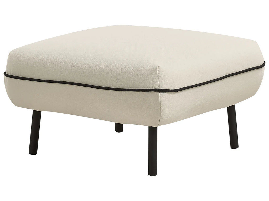Ottoman TONSBERG Fabric Light Beige