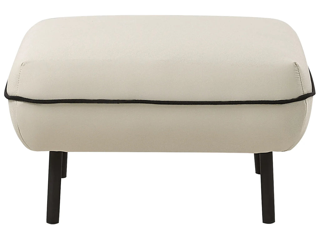 Ottoman TONSBERG Fabric Light Beige
