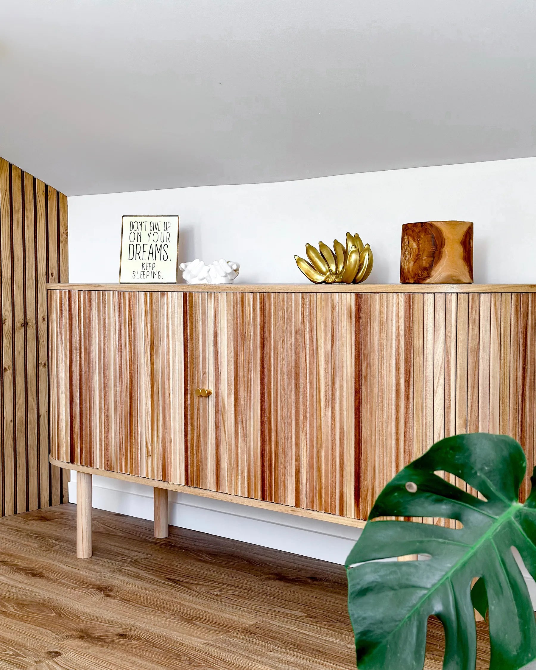 Cabinet MANARA Paulownia Wood Light Brown