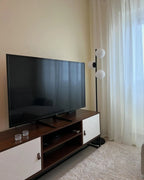 TV Stand NUEVA Dark Brown/ White