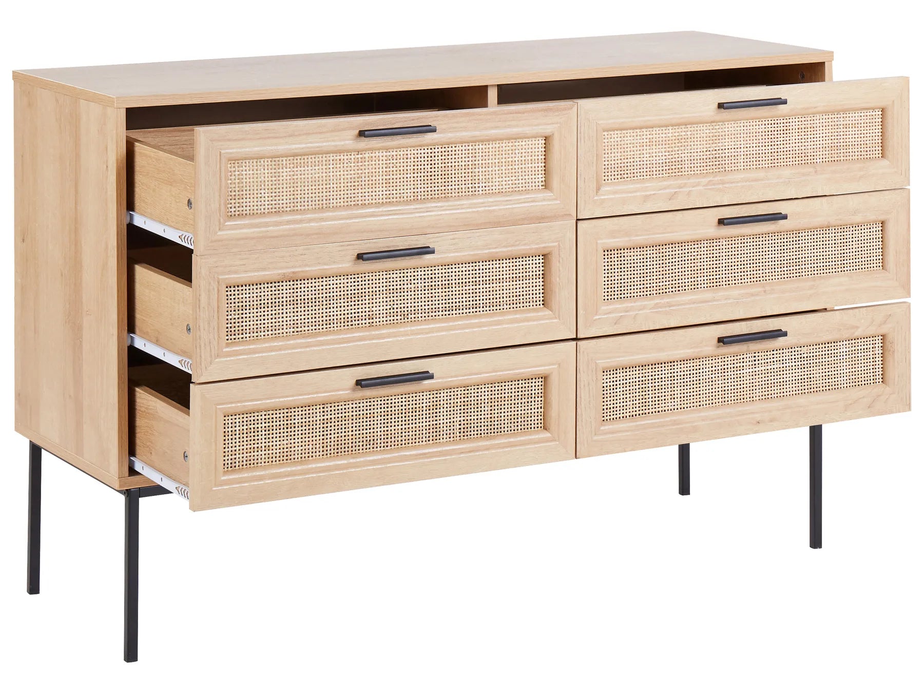 6 Drawer Chest PASCO Light Brown