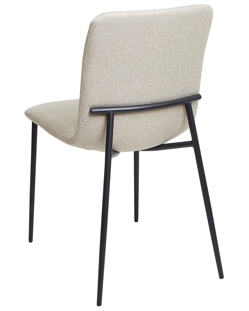 Set of 4 Dining Chairs Light Beige