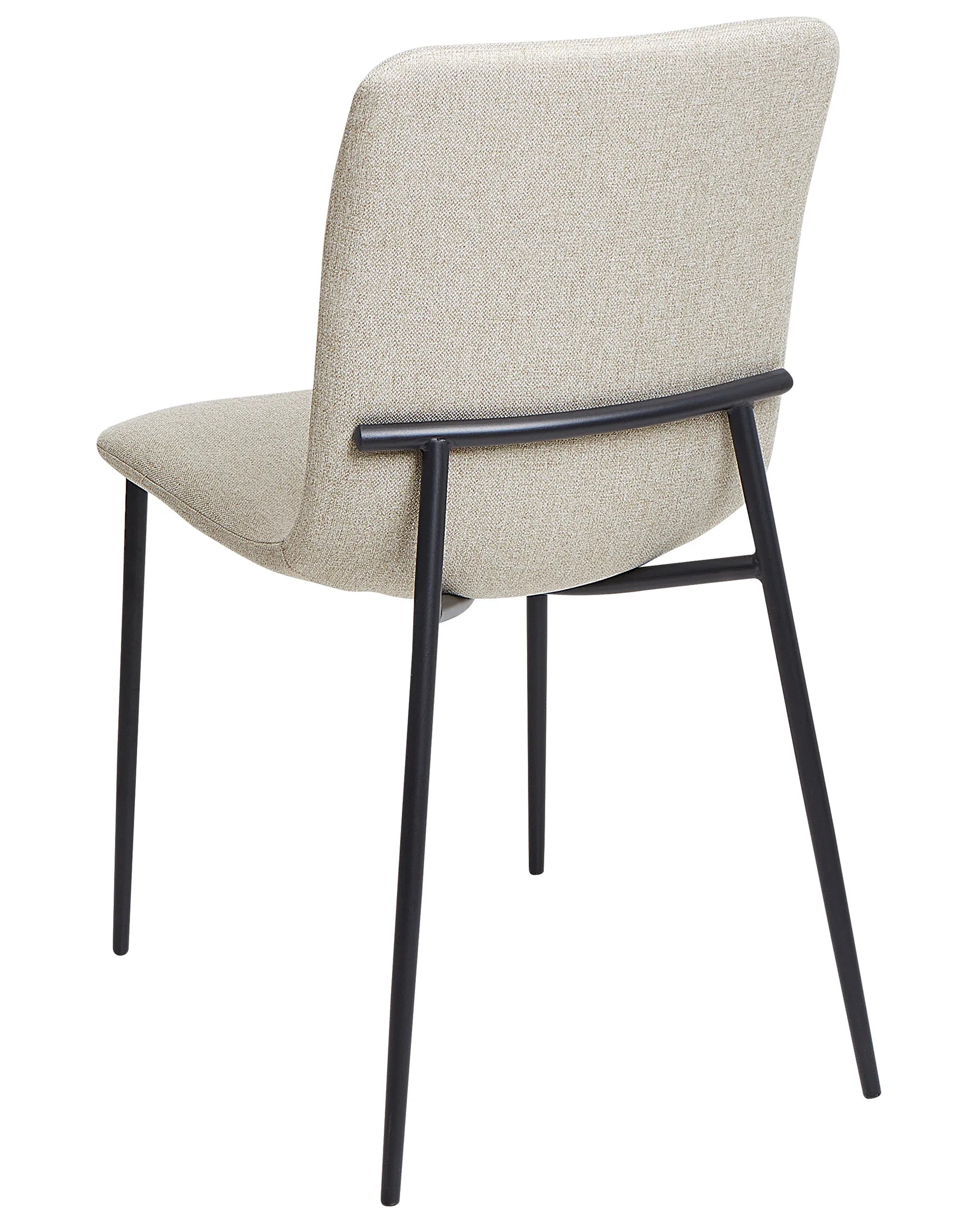 Set of 4 Dining Chairs Light Beige