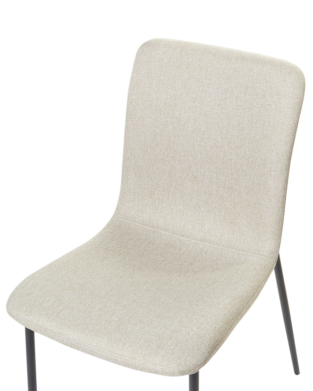 Set of 4 Dining Chairs Light Beige