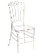 Set of 2 Dining Chairs MENDON Transparent