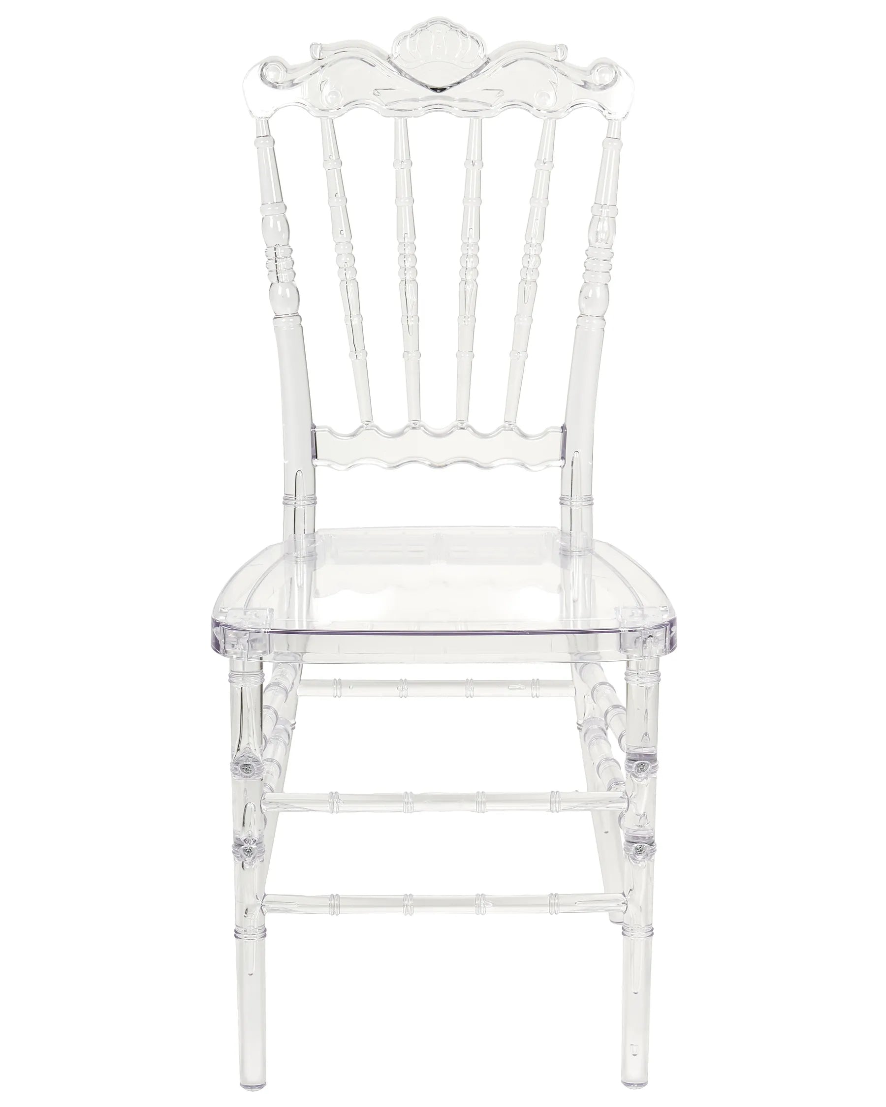 Set of 2 Dining Chairs MENDON Transparent